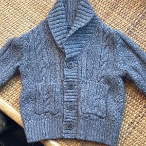 OshKosh B'gosh Gray Cable Knit Sweater for Men